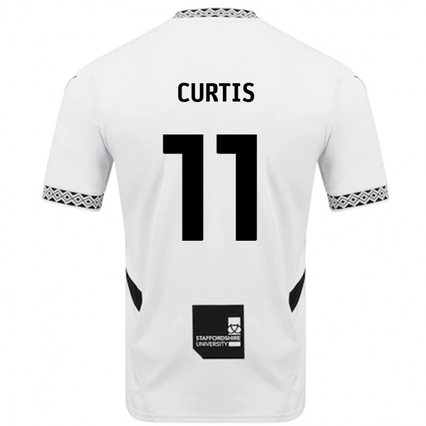 Danxen Dětské Ronan Curtis #11 Bílý Domů Hráčské Dresy 2024/25 Dres