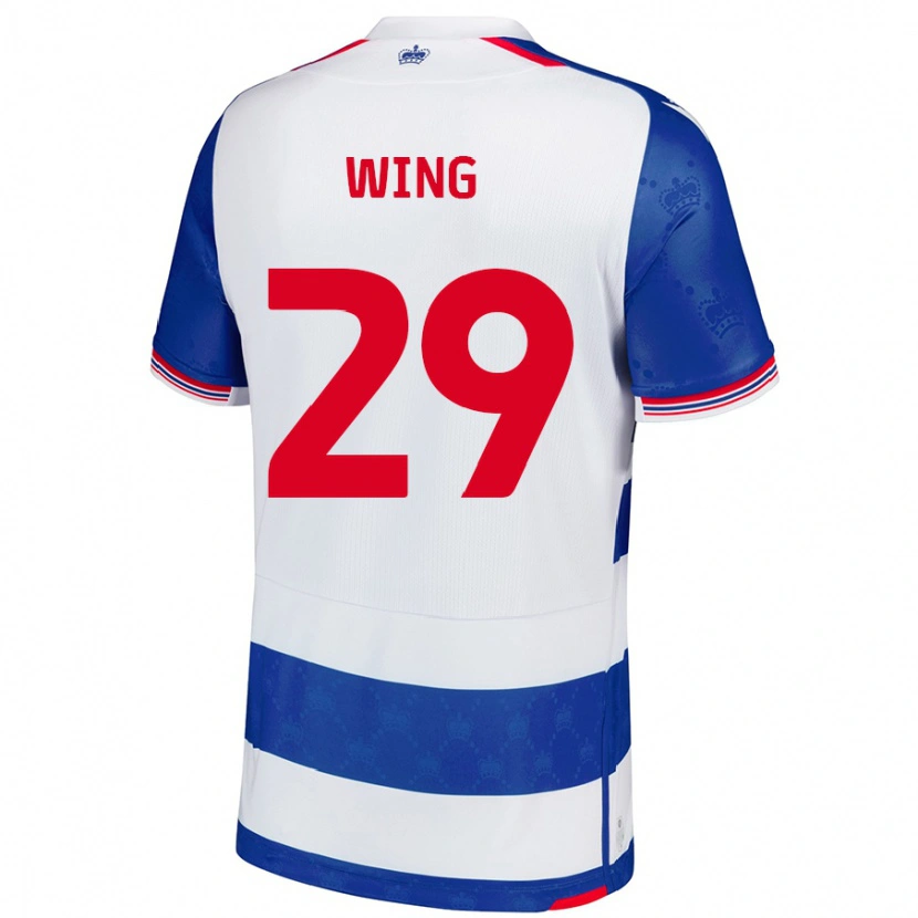 Danxen Dětské Lewis Wing #29 Modrá Bílá Domů Hráčské Dresy 2024/25 Dres