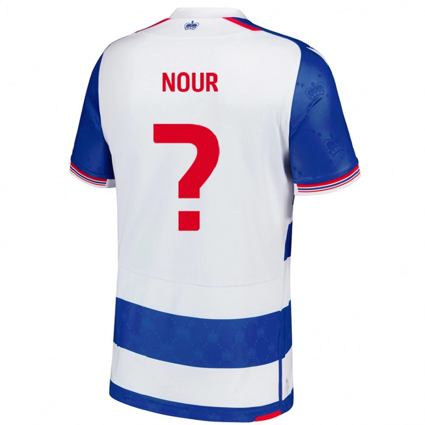 Danxen Dětské Aaron Nour #0 Modrá Bílá Domů Hráčské Dresy 2024/25 Dres