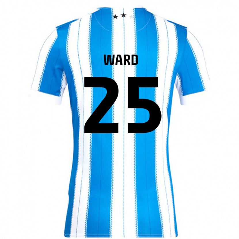 Danxen Dětské Danny Ward #25 Modrá Bílá Domů Hráčské Dresy 2024/25 Dres