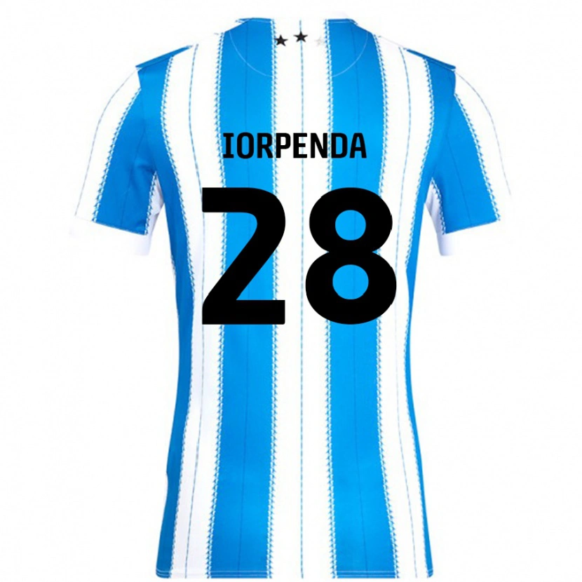 Danxen Dětské Tom Iorpenda #28 Modrá Bílá Domů Hráčské Dresy 2024/25 Dres