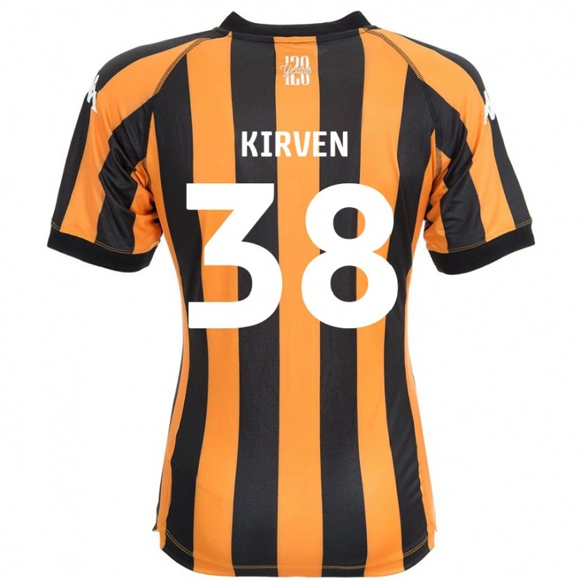 Danxen Dětské Tess Kirven #38 Černá Ambra Domů Hráčské Dresy 2024/25 Dres