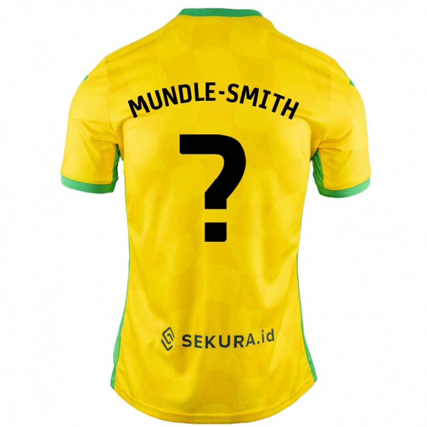 Danxen Dětské Errol Mundle-Smith #0 Žlutá Zelená Domů Hráčské Dresy 2024/25 Dres