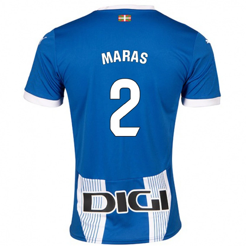 Danxen Dětské Nikola Maras #2 Modrý Domů Hráčské Dresy 2024/25 Dres