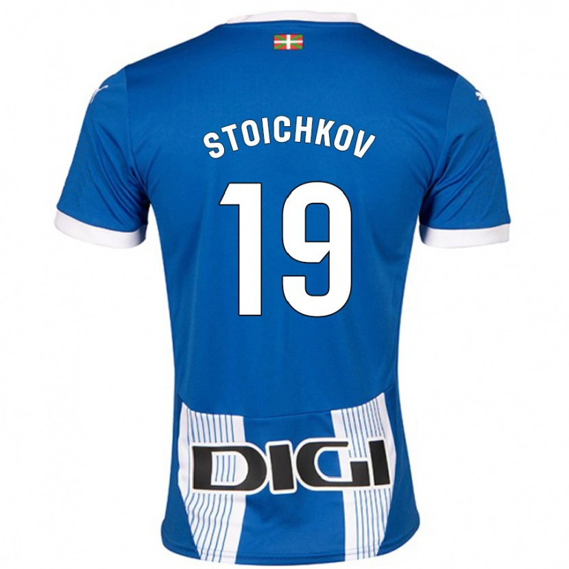 Danxen Dětské Stoichkov #19 Modrý Domů Hráčské Dresy 2024/25 Dres