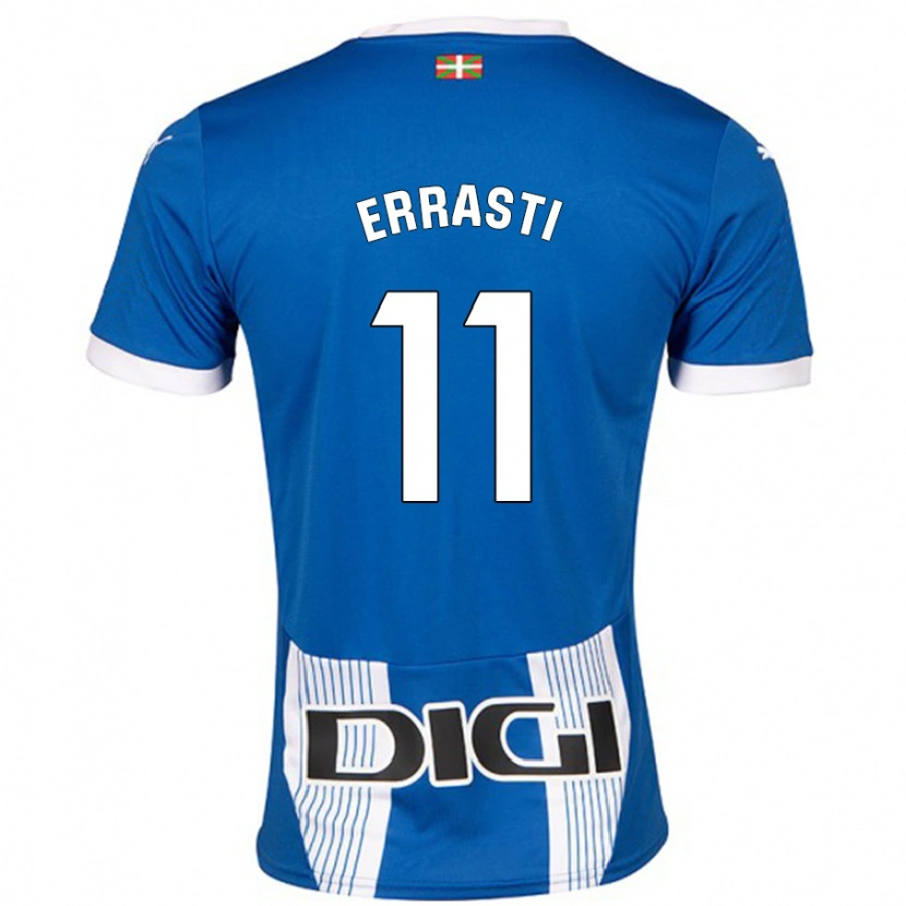 Danxen Dětské Elene Errasti #11 Modrý Domů Hráčské Dresy 2024/25 Dres