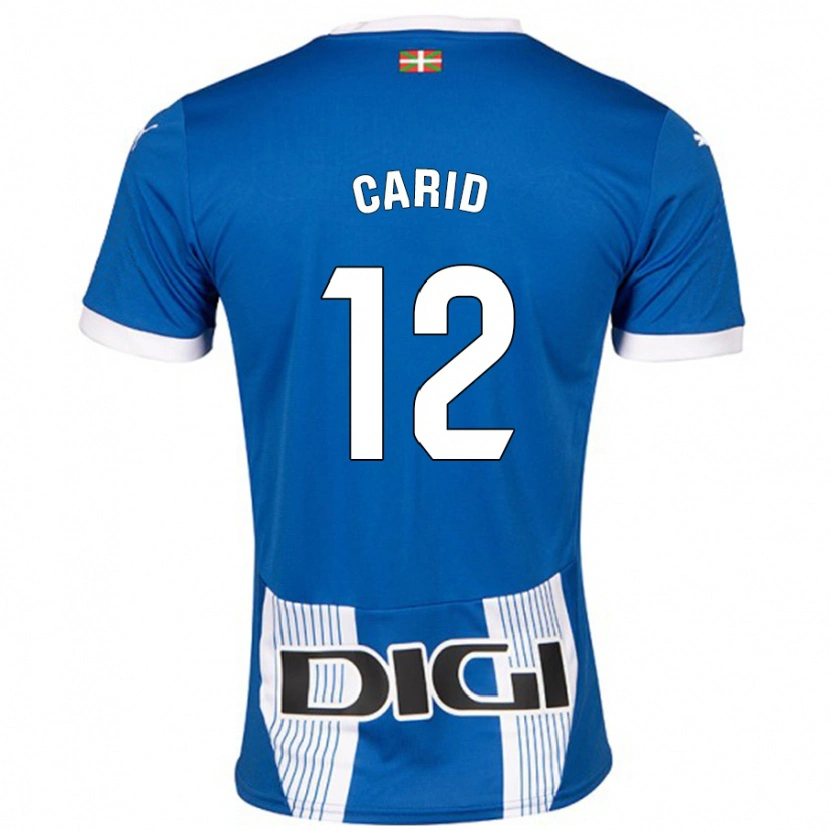 Danxen Dětské Andrea Carid #12 Modrý Domů Hráčské Dresy 2024/25 Dres