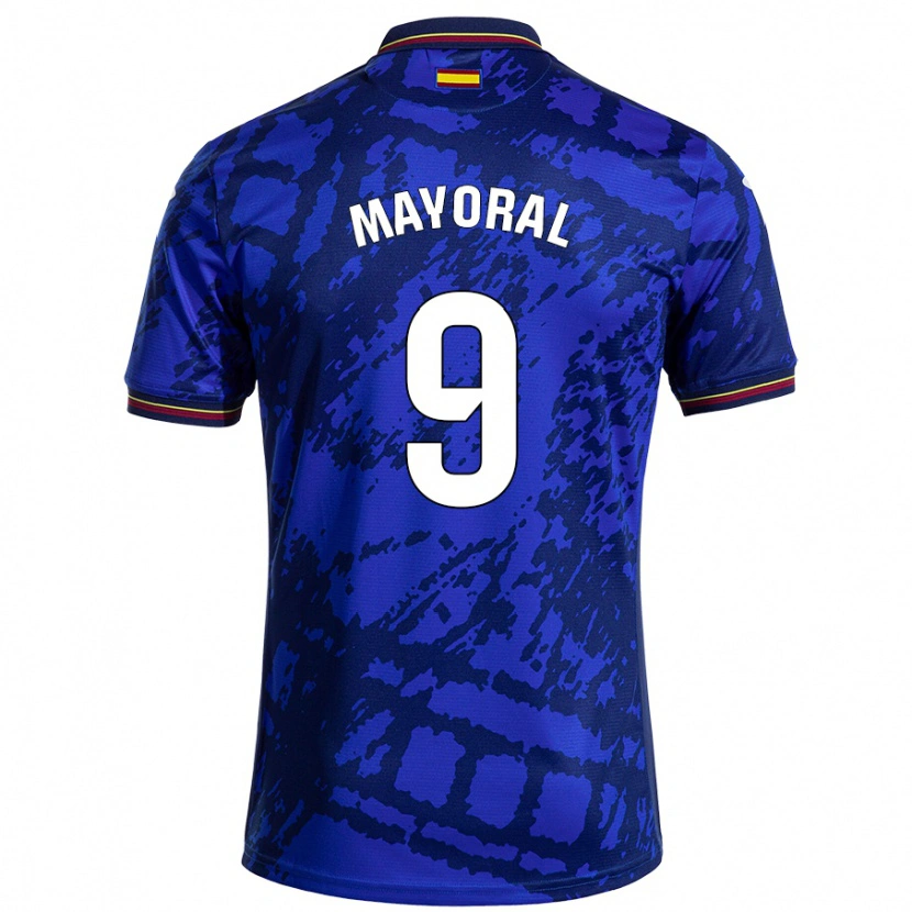 Danxen Dětské Borja Mayoral #9 Tmavší Modrá Domů Hráčské Dresy 2024/25 Dres