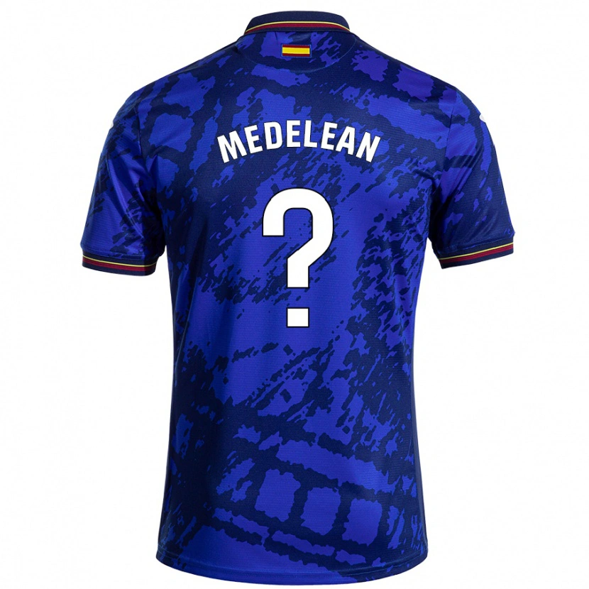 Danxen Dětské Valentin Medelean #0 Tmavší Modrá Domů Hráčské Dresy 2024/25 Dres