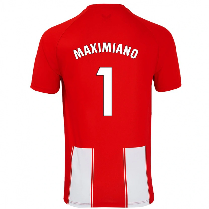 Danxen Dětské Luís Maximiano #1 Červená Bílá Domů Hráčské Dresy 2024/25 Dres