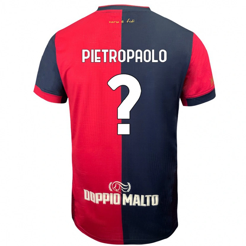 Danxen Dětské Mario Pietropaolo #0 Červená Tmavší Modrá Domů Hráčské Dresy 2024/25 Dres
