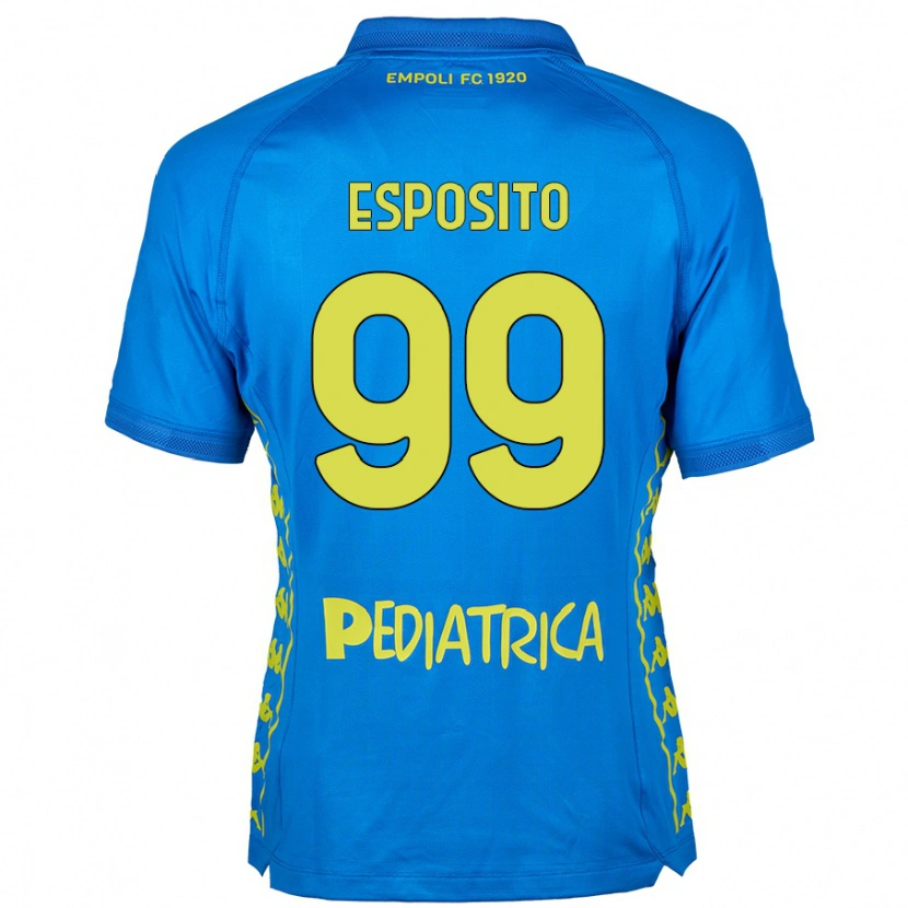 Danxen Dětské Sebastiano Esposito #99 Modrý Domů Hráčské Dresy 2024/25 Dres