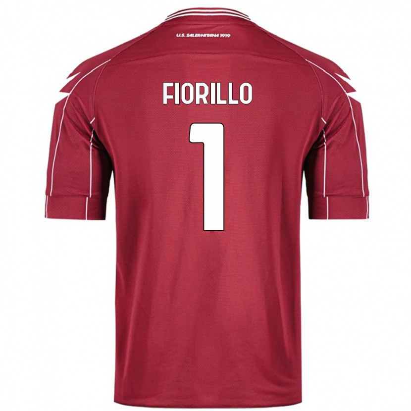 Danxen Dětské Vincenzo Fiorillo #1 Burgundské Domů Hráčské Dresy 2024/25 Dres