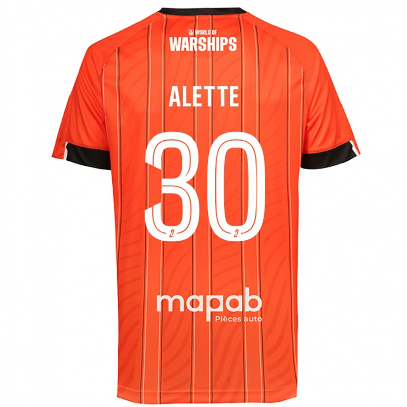 Danxen Dětské Gaël Alette #30 Pomerančový Domů Hráčské Dresy 2024/25 Dres