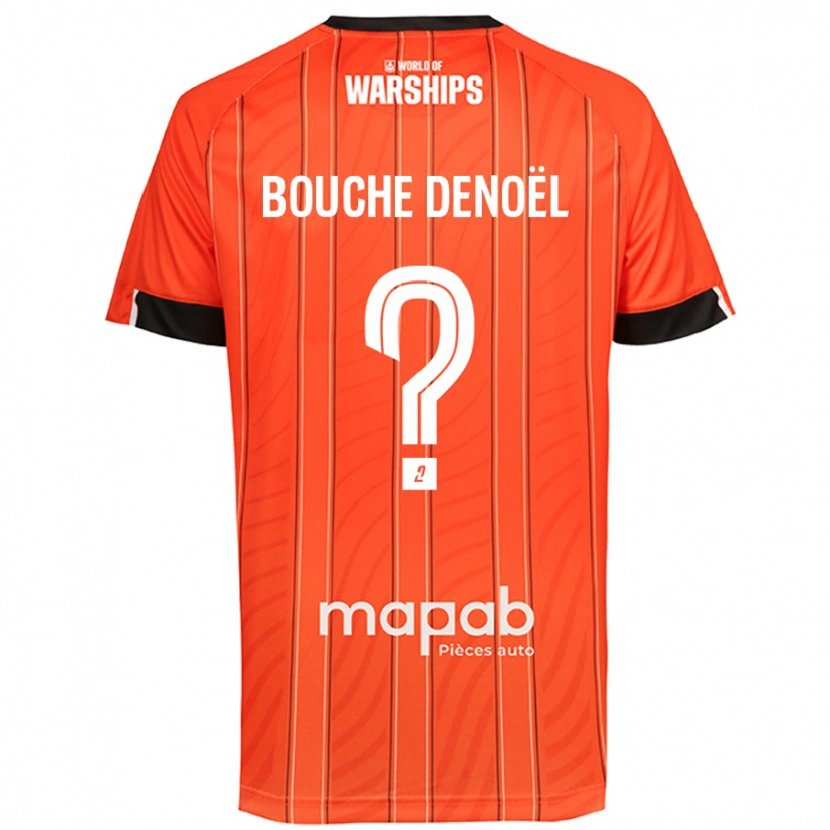 Danxen Dětské Max Bouche Denoël #0 Pomerančový Domů Hráčské Dresy 2024/25 Dres