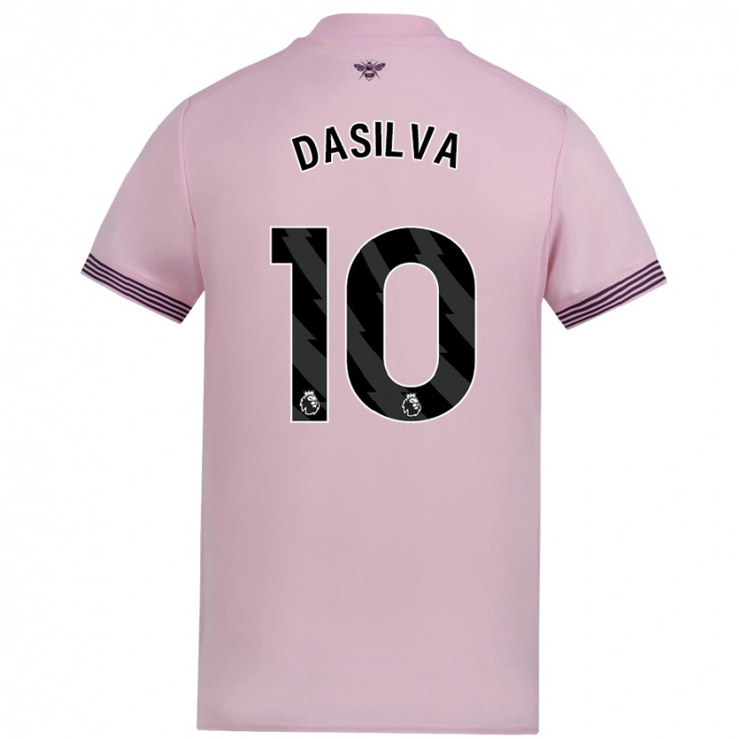 Danxen Dětské Josh Dasilva #10 Růžový Daleko Hráčské Dresy 2024/25 Dres