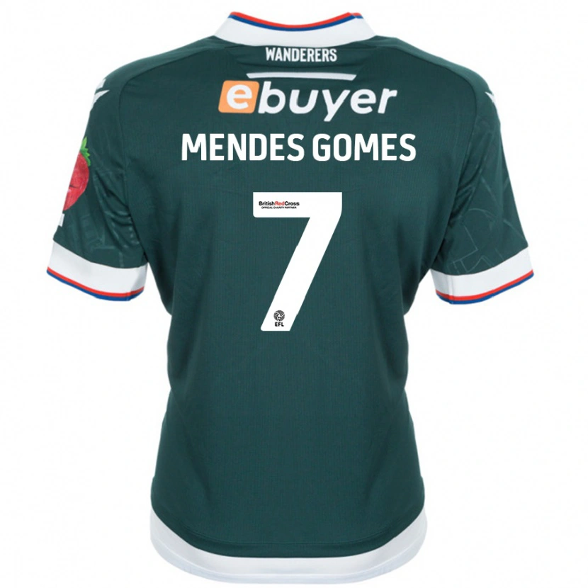 Danxen Dětské Carlos Mendes #7 Tmavě Zelená Daleko Hráčské Dresy 2024/25 Dres