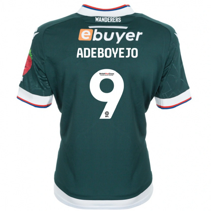 Danxen Dětské Victor Adeboyejo #9 Tmavě Zelená Daleko Hráčské Dresy 2024/25 Dres