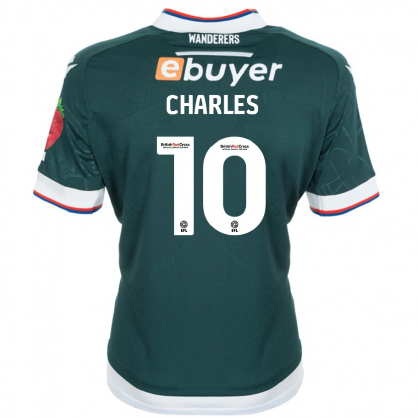 Danxen Dětské Dion Charles #10 Tmavě Zelená Daleko Hráčské Dresy 2024/25 Dres
