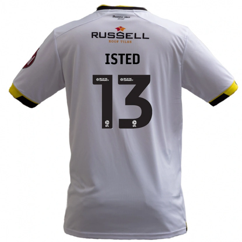 Danxen Dětské Harry Isted #13 Bílý Daleko Hráčské Dresy 2024/25 Dres