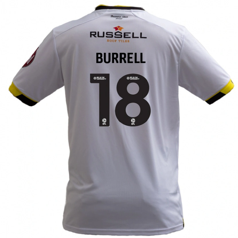 Danxen Dětské Rumarn Burrell #18 Bílý Daleko Hráčské Dresy 2024/25 Dres