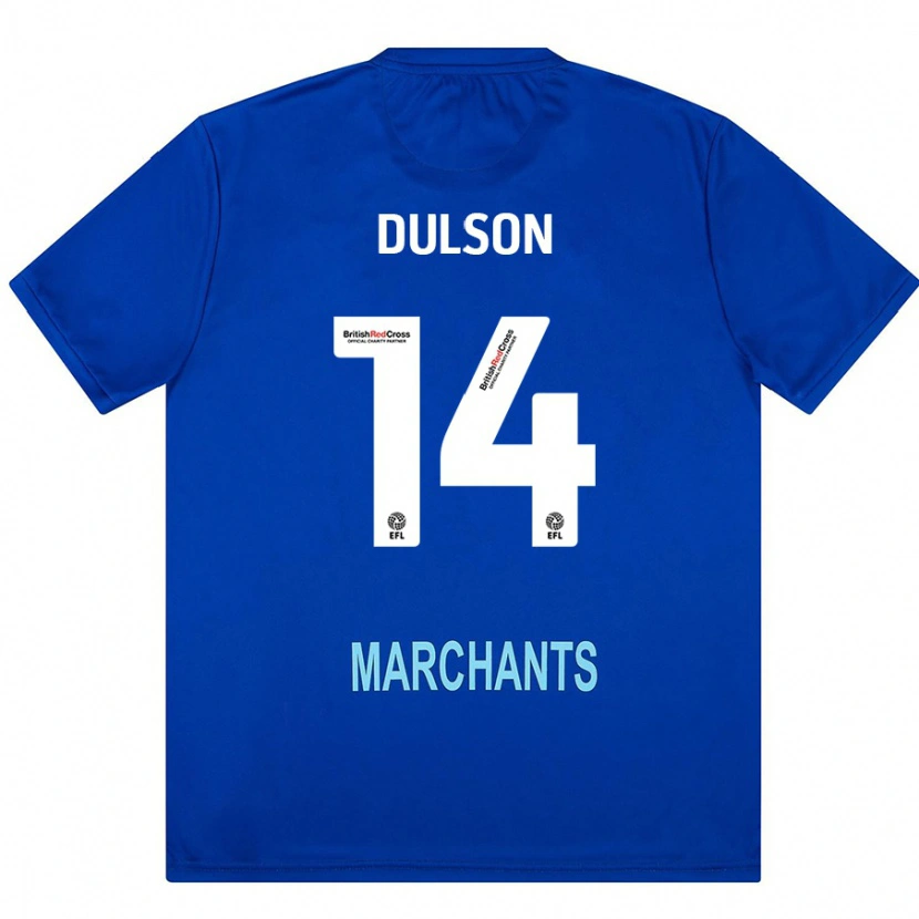 Danxen Dětské Liam Dulson #14 Zelený Daleko Hráčské Dresy 2024/25 Dres