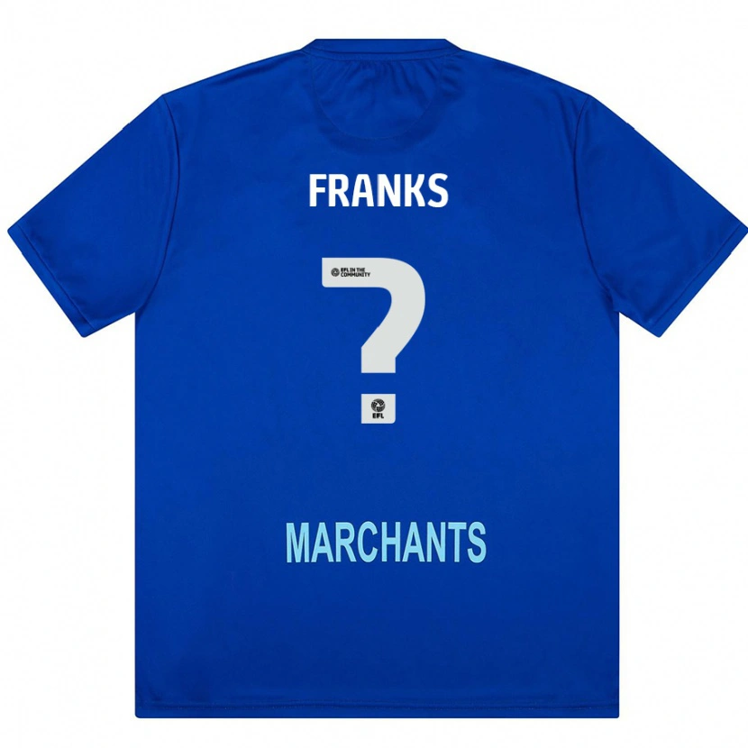 Danxen Dětské Jude Franks #0 Zelený Daleko Hráčské Dresy 2024/25 Dres