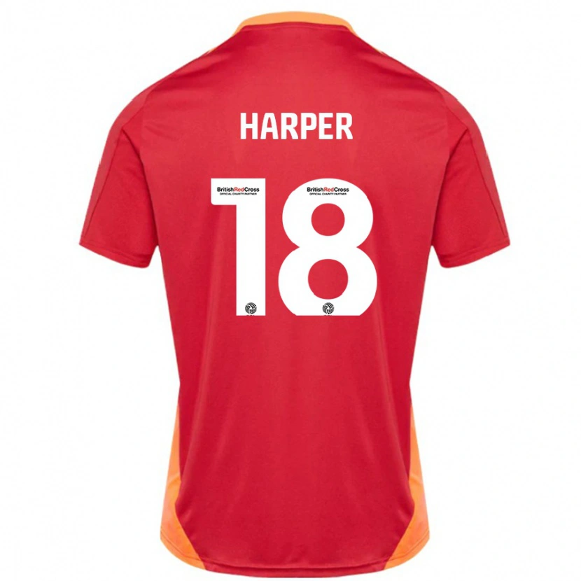 Danxen Dětské Vincent Harper #18 Modrá Až Bílá Daleko Hráčské Dresy 2024/25 Dres