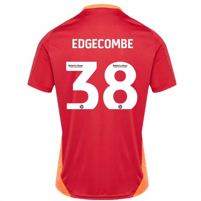 Danxen Dětské Max Edgecombe #38 Modrá Až Bílá Daleko Hráčské Dresy 2024/25 Dres
