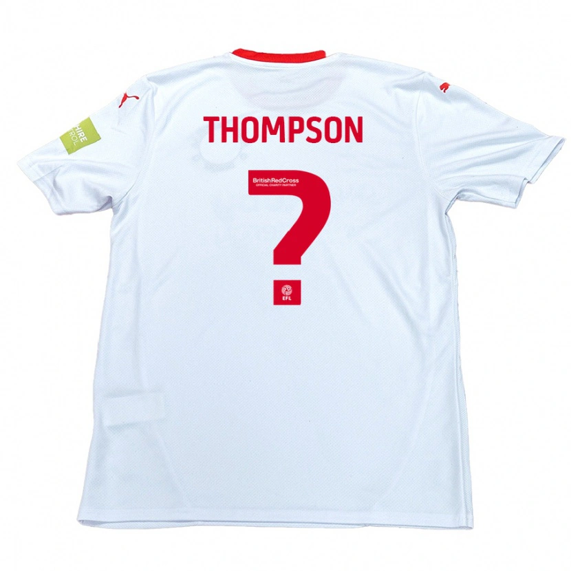 Danxen Dětské Leo Thompson #0 Bílý Daleko Hráčské Dresy 2024/25 Dres