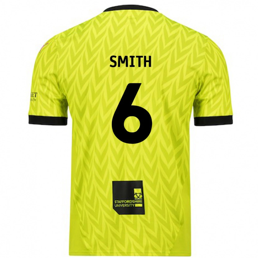 Danxen Dětské Nathan Smith #6 Fluorescenční Zelená Daleko Hráčské Dresy 2024/25 Dres