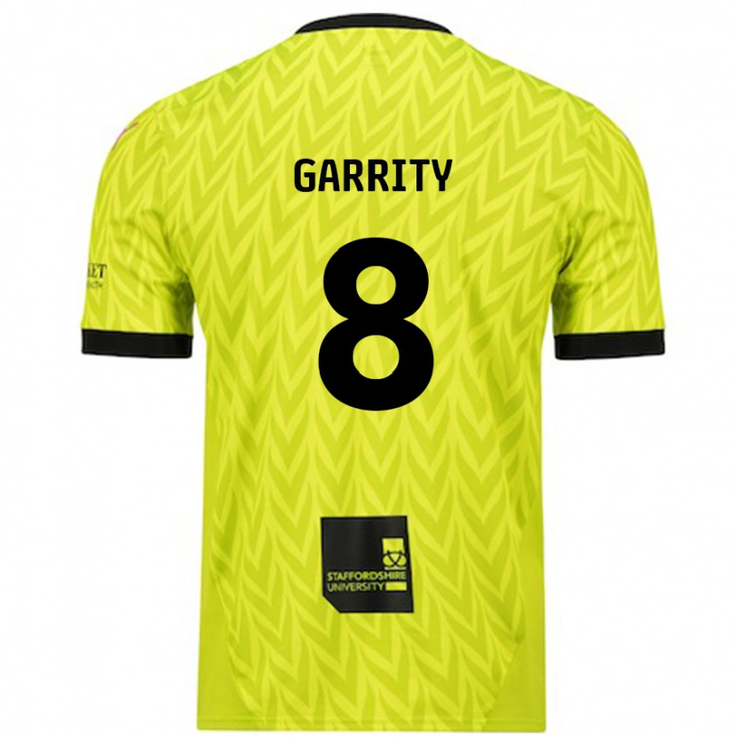 Danxen Dětské Ben Garrity #8 Fluorescenční Zelená Daleko Hráčské Dresy 2024/25 Dres