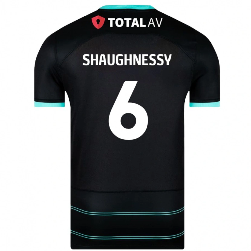 Danxen Dětské Conor Shaughnessy #6 Černý Daleko Hráčské Dresy 2024/25 Dres