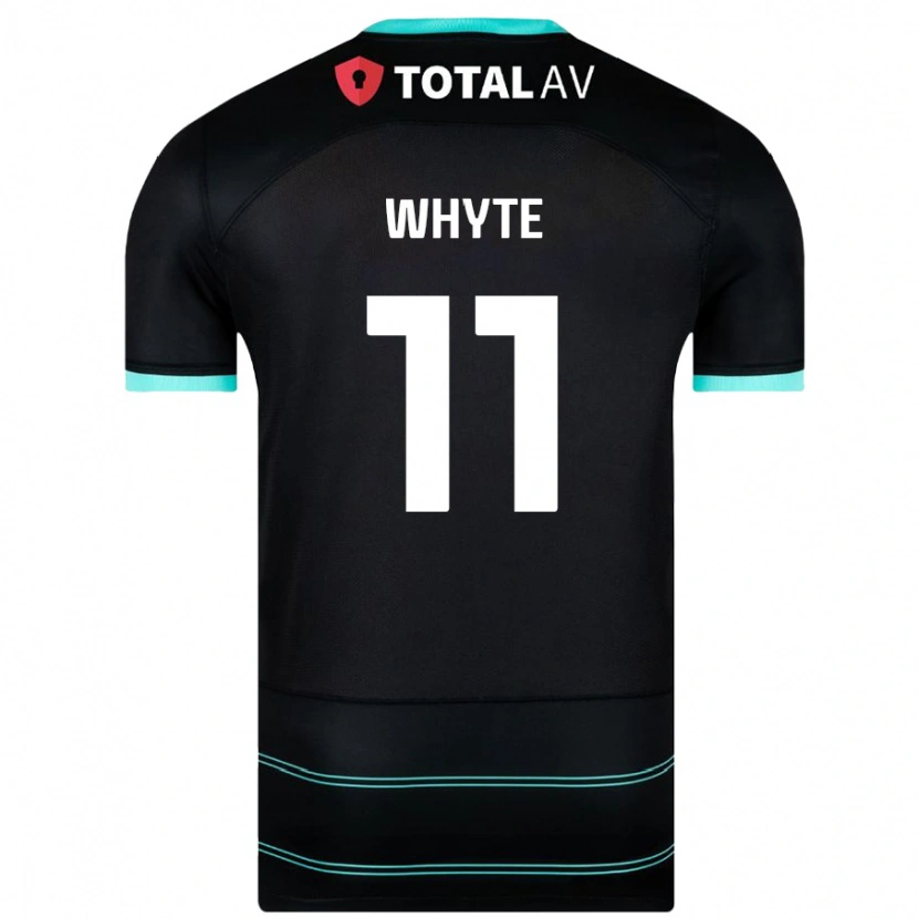 Danxen Dětské Gavin Whyte #11 Černý Daleko Hráčské Dresy 2024/25 Dres