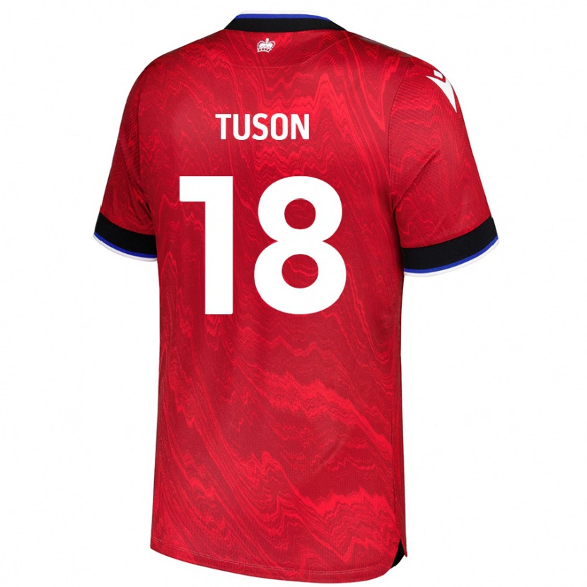 Danxen Dětské Freya Meadows-Tuson #18 Červená Černá Daleko Hráčské Dresy 2024/25 Dres