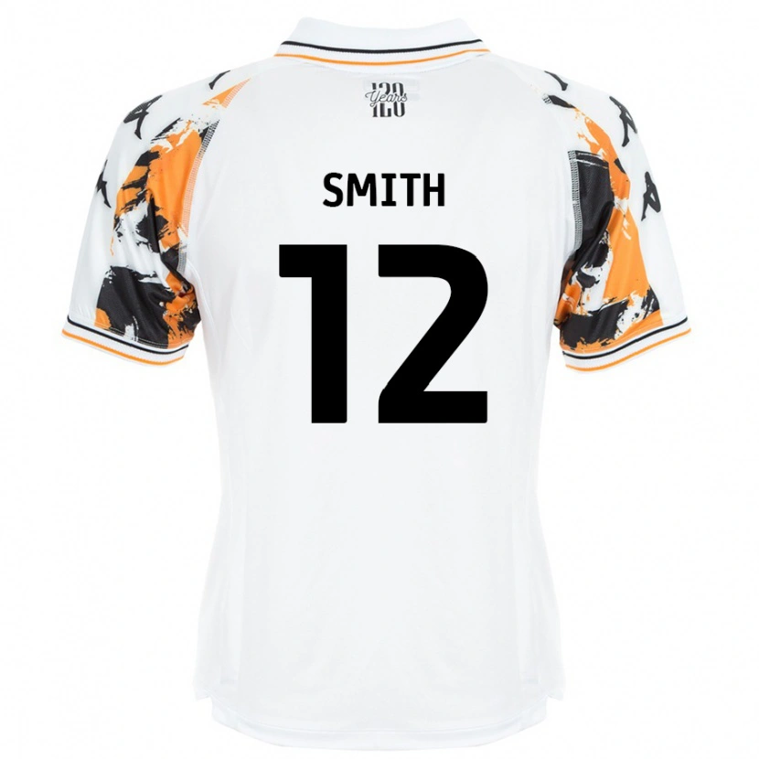 Danxen Dětské Emily Smith #12 Bílý Daleko Hráčské Dresy 2024/25 Dres