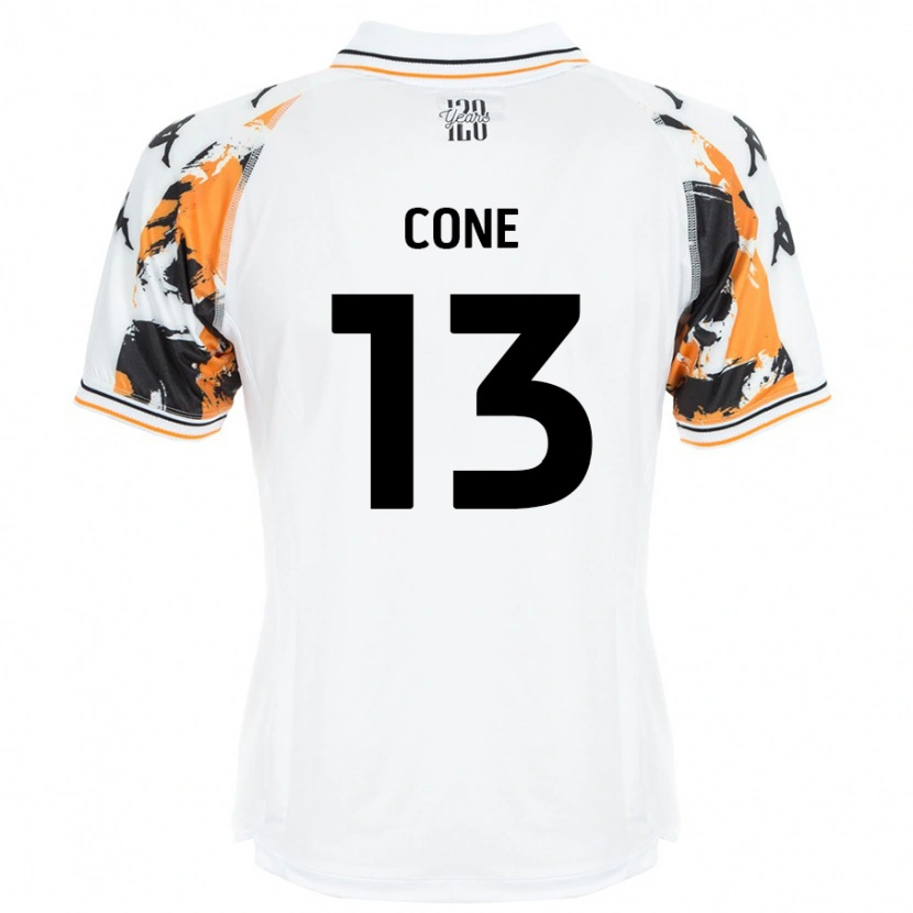 Danxen Dětské Sharla Cone #13 Bílý Daleko Hráčské Dresy 2024/25 Dres