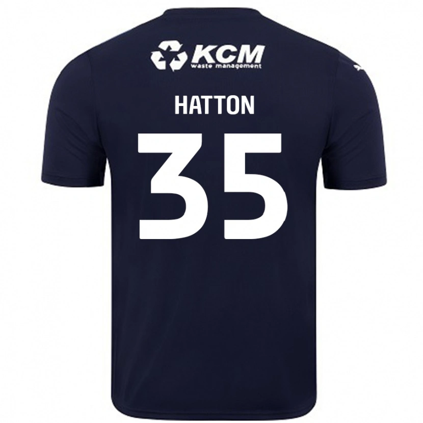 Danxen Dětské Ben Hatton #35 Námořnická Modrá Daleko Hráčské Dresy 2024/25 Dres