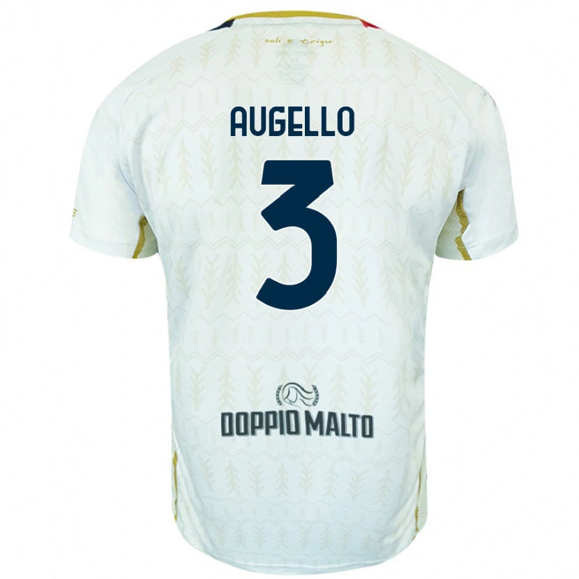 Danxen Dětské Tommaso Augello #3 Bílý Daleko Hráčské Dresy 2024/25 Dres