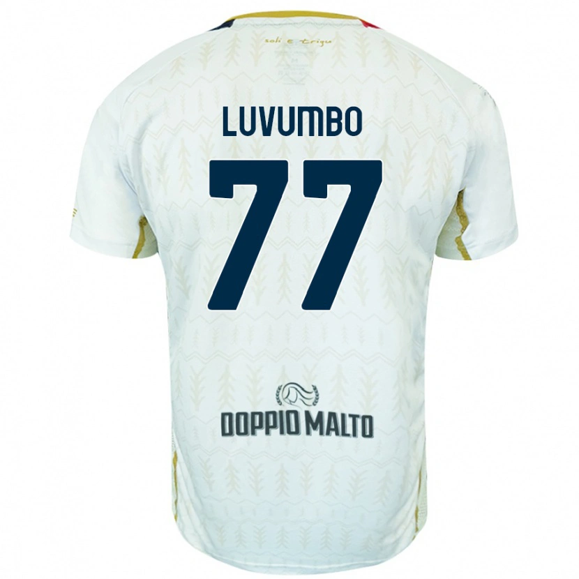 Danxen Dětské Zito Luvumbo #77 Bílý Daleko Hráčské Dresy 2024/25 Dres
