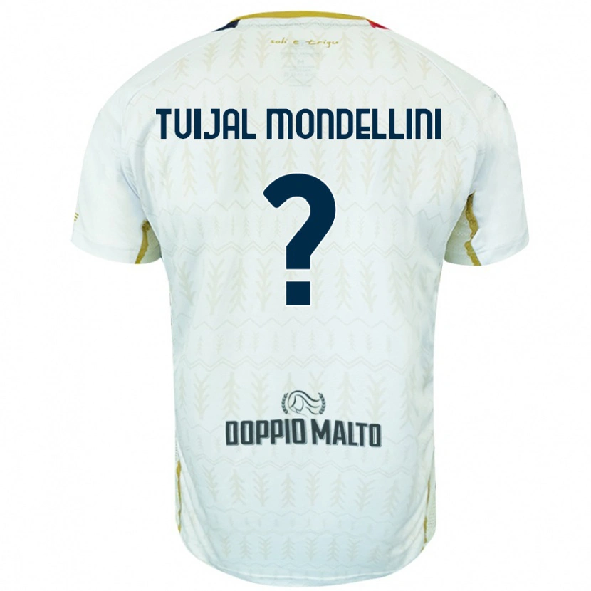 Danxen Dětské Luca Tuijal Mondellini #0 Bílý Daleko Hráčské Dresy 2024/25 Dres