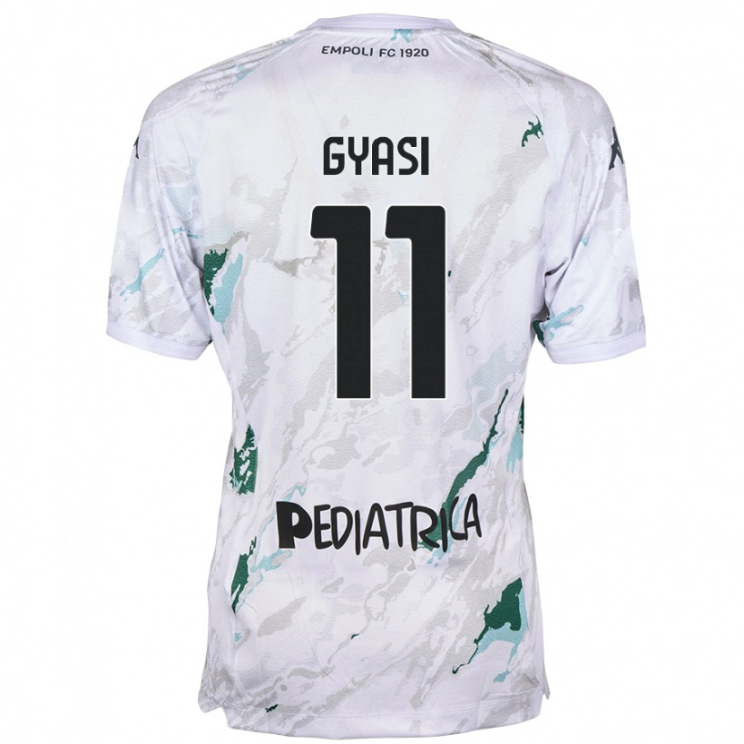 Danxen Dětské Emmanuel Gyasi #11 Šedá Daleko Hráčské Dresy 2024/25 Dres