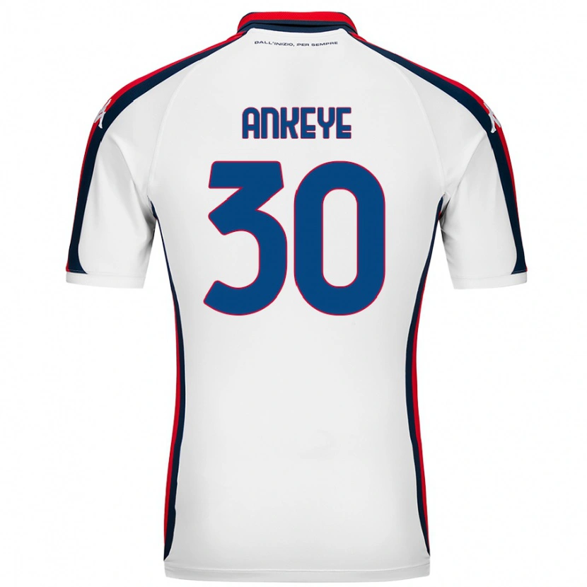 Danxen Dětské David Ankeye #30 Bílý Daleko Hráčské Dresy 2024/25 Dres