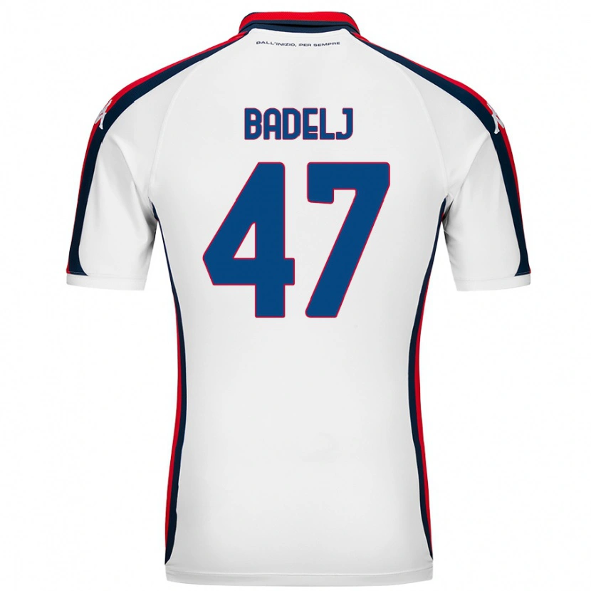 Danxen Dětské Milan Badelj #47 Bílý Daleko Hráčské Dresy 2024/25 Dres