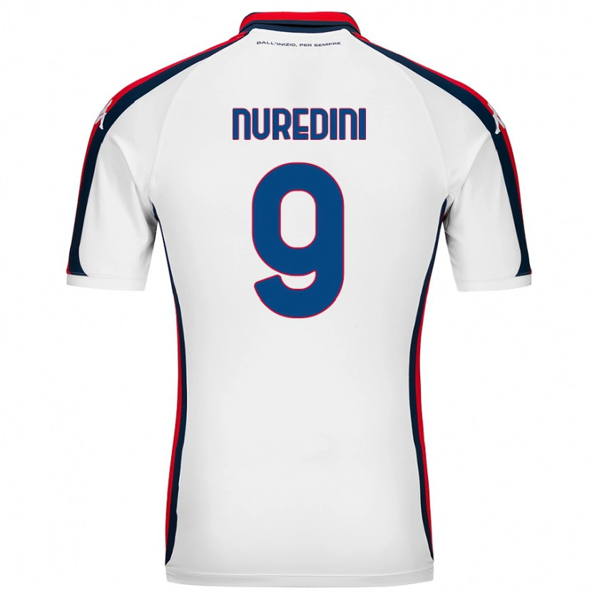 Danxen Dětské Joi Nuredini #9 Bílý Daleko Hráčské Dresy 2024/25 Dres