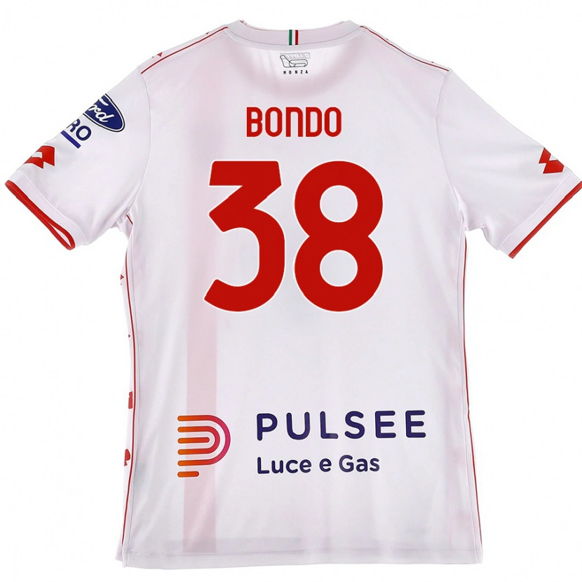 Danxen Dětské Warren Bondo #38 Bílá Červená Daleko Hráčské Dresy 2024/25 Dres