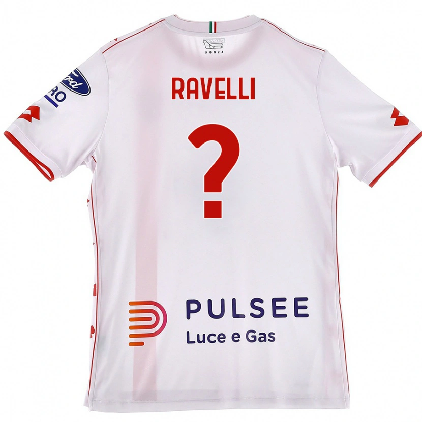 Danxen Dětské Etienne Ravelli #0 Bílá Červená Daleko Hráčské Dresy 2024/25 Dres