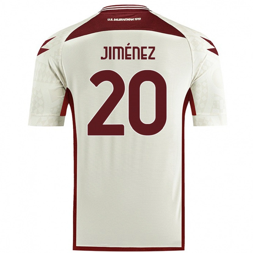 Danxen Dětské Kaleb Jiménez #20 Barva Krémová Daleko Hráčské Dresy 2024/25 Dres