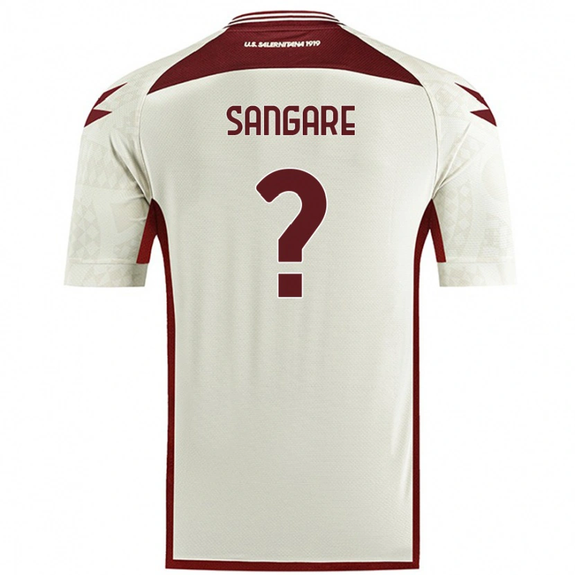 Danxen Dětské Karim Sangare #0 Barva Krémová Daleko Hráčské Dresy 2024/25 Dres