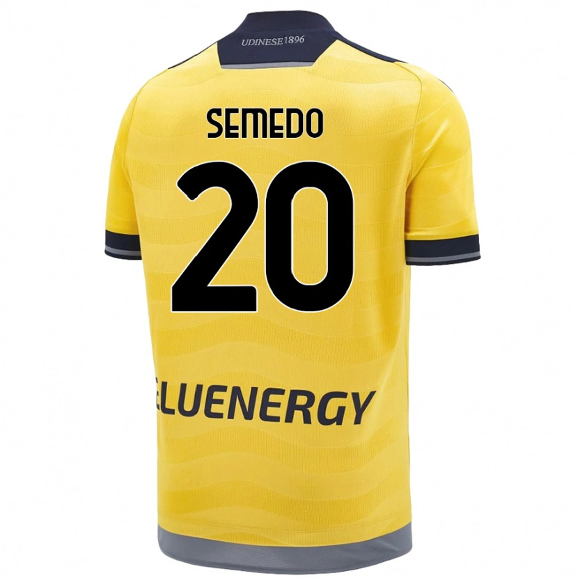 Danxen Dětské Vivaldo Semedo #20 Zlatý Daleko Hráčské Dresy 2024/25 Dres